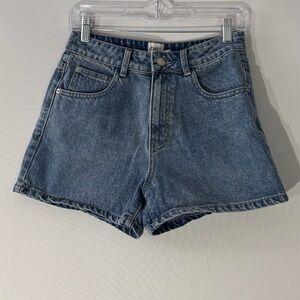 Princess Polly Size 4 Denim Jeans Denim Shorts Blue Used